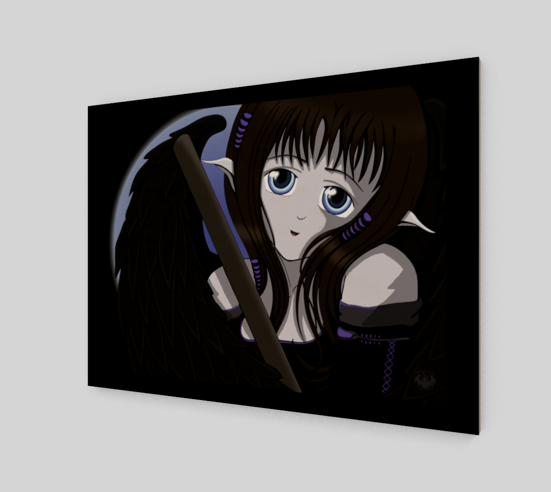 Gothic Angel Purple / Canvas Only preview #2