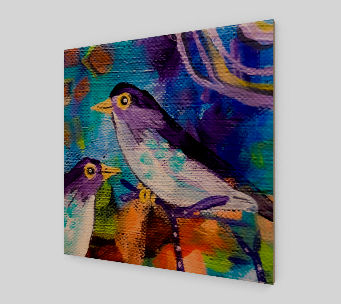 Friendly Feathered Friends Wall Art 3D preview