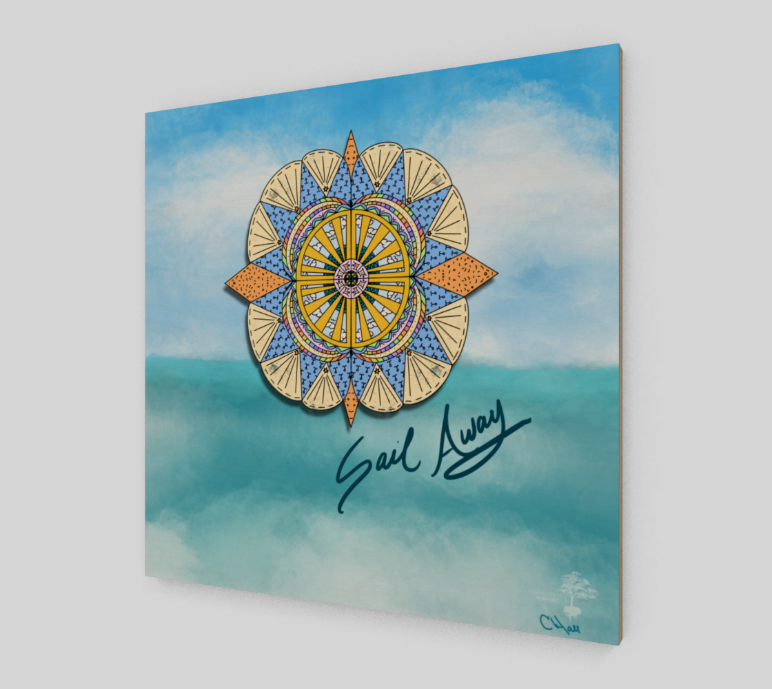 "Sail Away" Beach Mandala preview #2