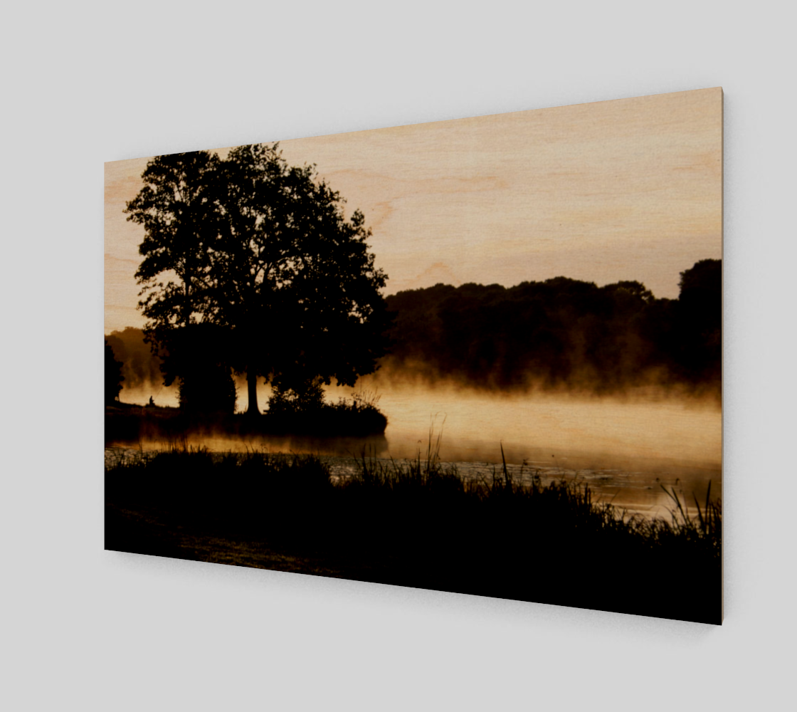 Morning Lake Scene Poster Print preview #1