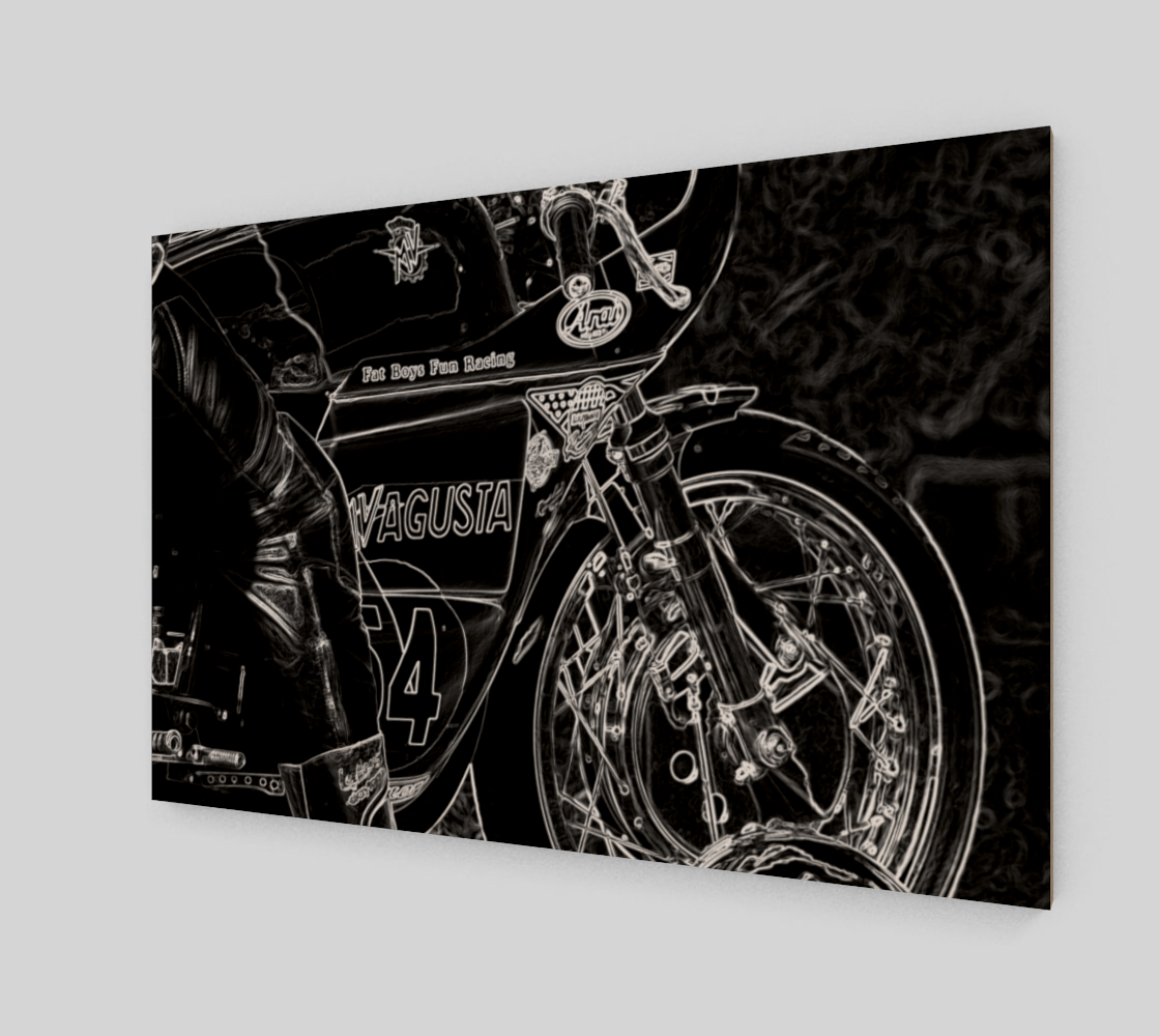 Motorcycle 1 Art Print preview #2