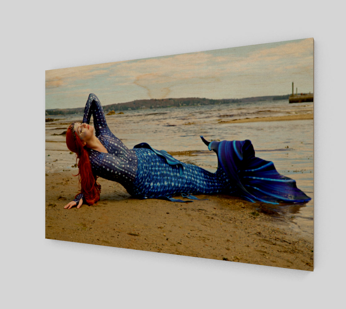 Sunning Mermaid in Blue preview #1