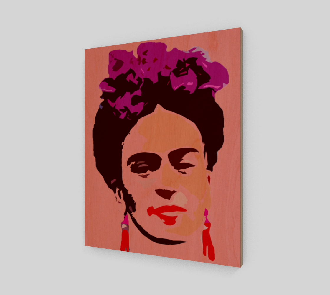 Aperçu 3D de Frida Kahlo Pink