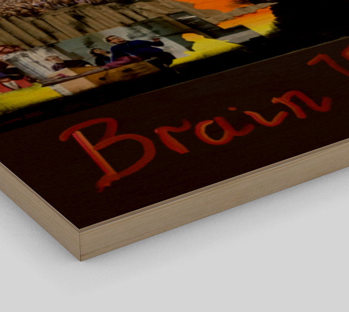 Brain Isolation Collage Print preview #3