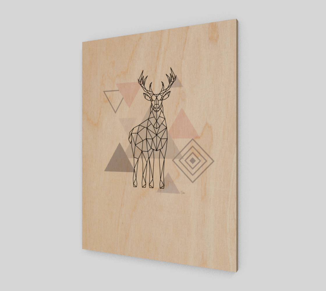 Deer Polygon Poster preview