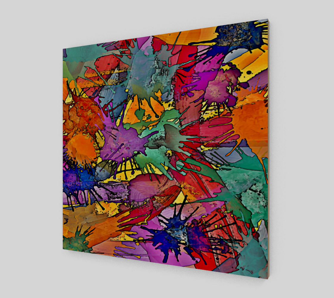 Multicolored Painting Splashes Pattern by EDDArt thumbnail #3