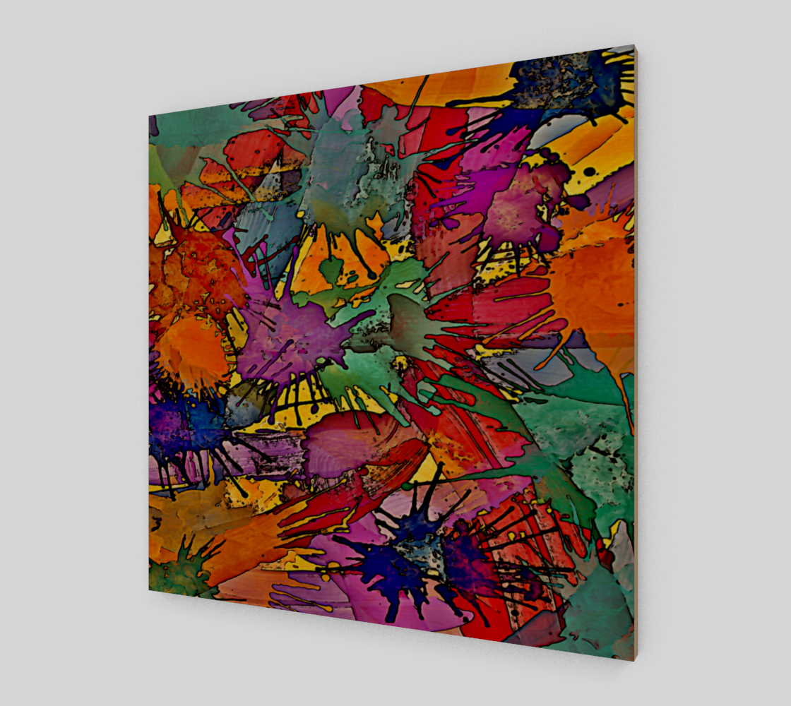 Multicolored Painting Splashes Pattern by EDDArt thumbnail #2