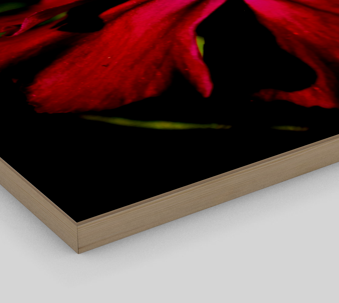 Purple Wild Flower Wood Print preview #3