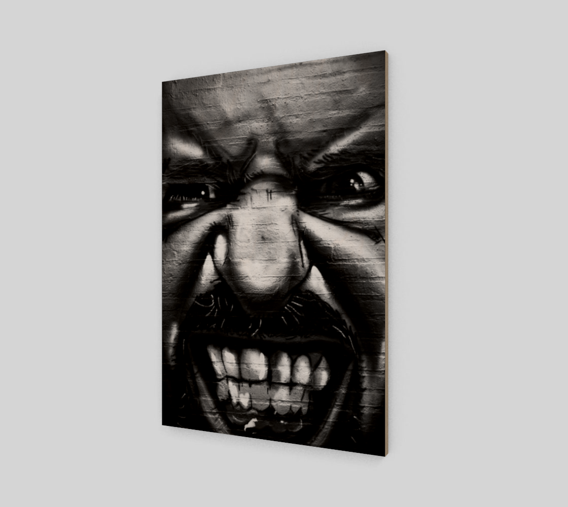 Graffiti 2 Wood Print preview #2