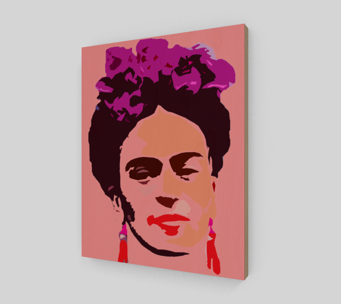 Aperçu de Frida in Pink Art Print #2