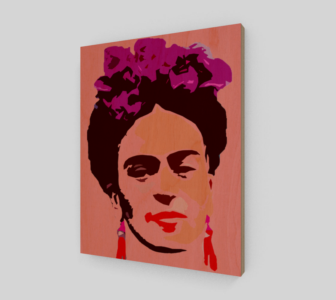 Aperçu de Frida in Pink Art Print #1
