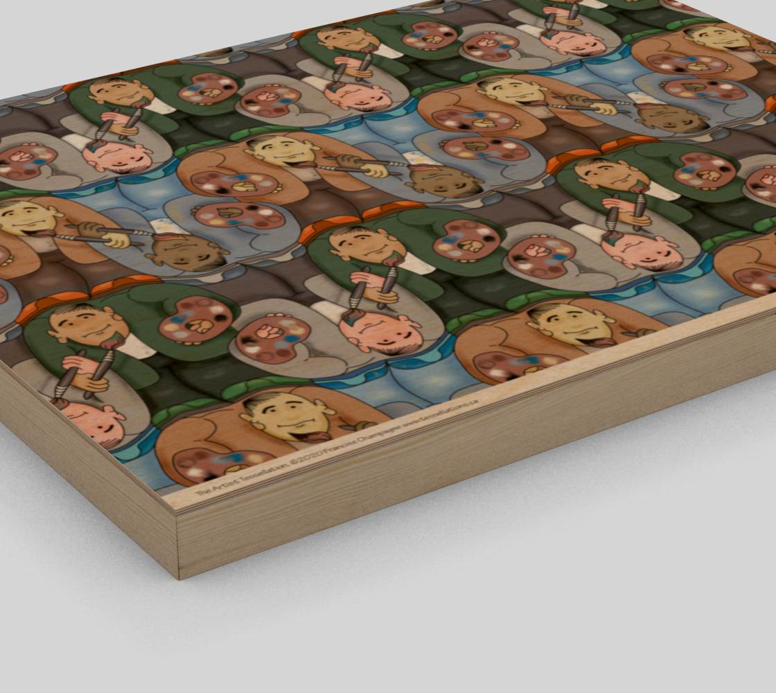 The Artist, a tessellation by Francine Champagne preview #3