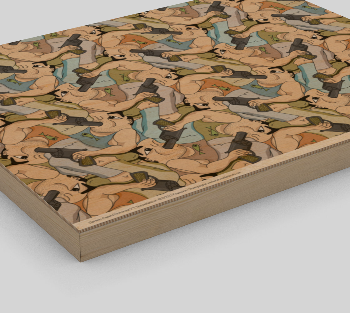 Darwin Award Nominee v1 , a tessellation by Francine Champagne preview #3