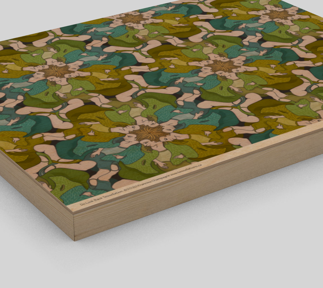 Do Look Back, a tessellation by Francine Champagne preview #3