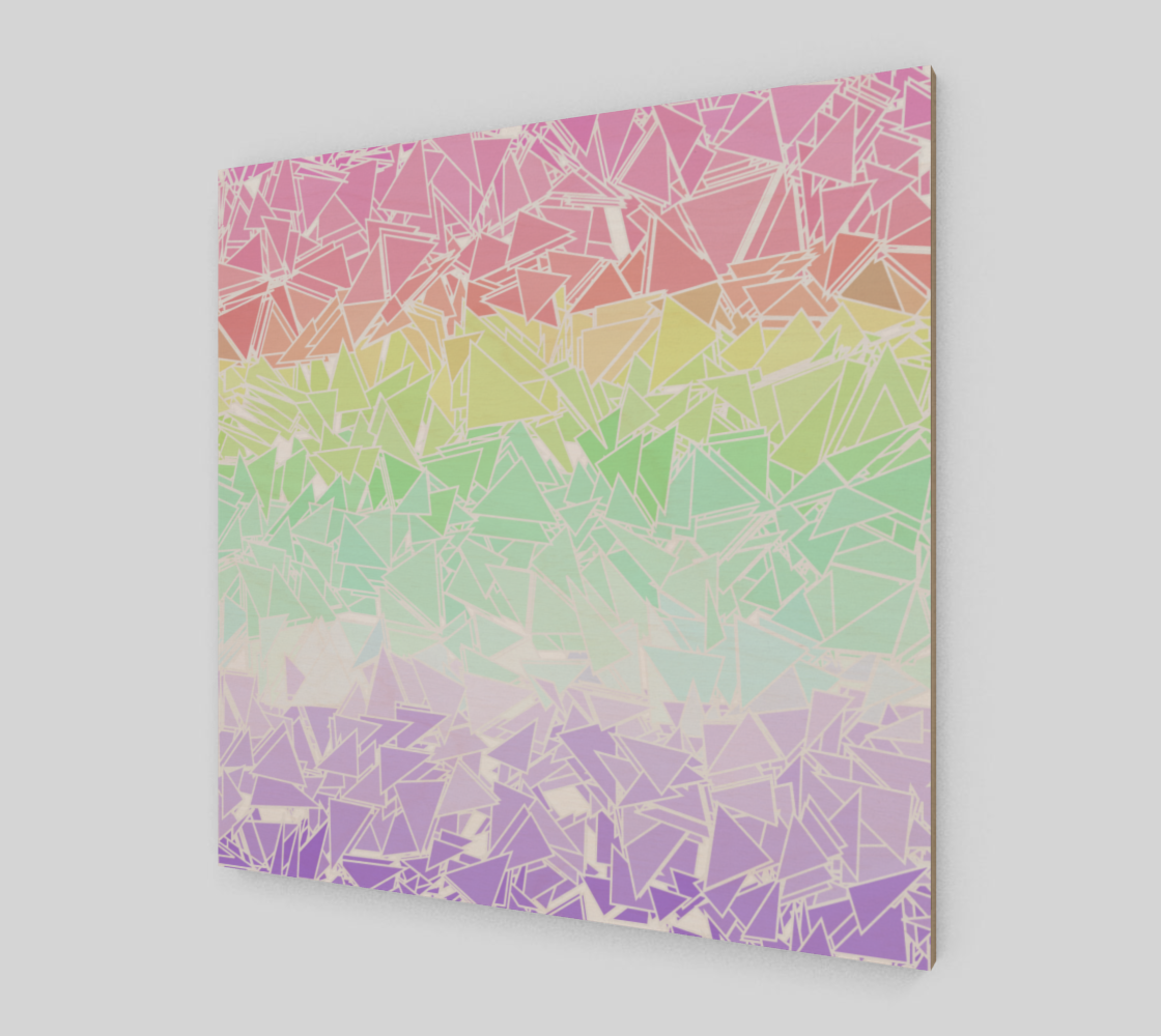 Groovy Boho Triangle Rainbow, 50% of profits donated to the Trevor Project! preview #2