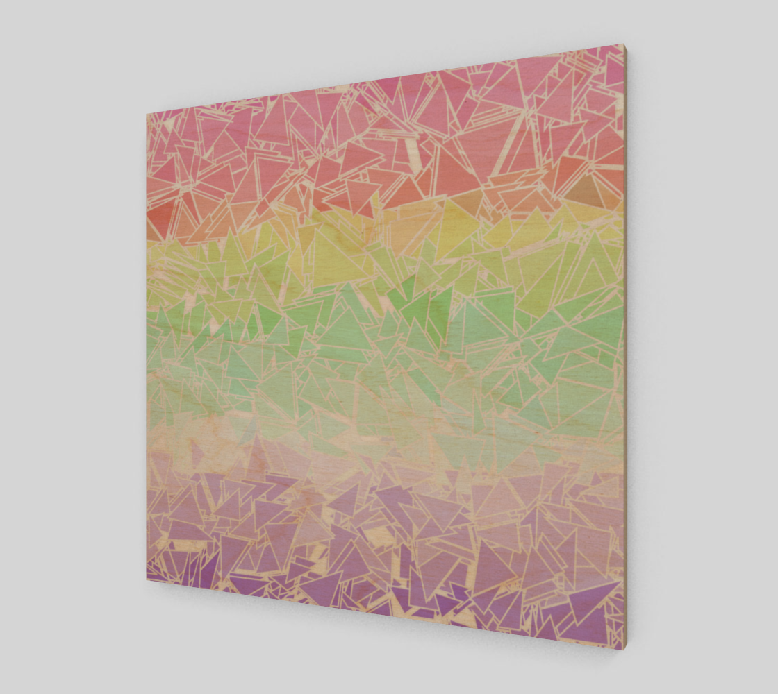 Groovy Boho Triangle Rainbow, 50% of profits donated to the Trevor Project! preview #1