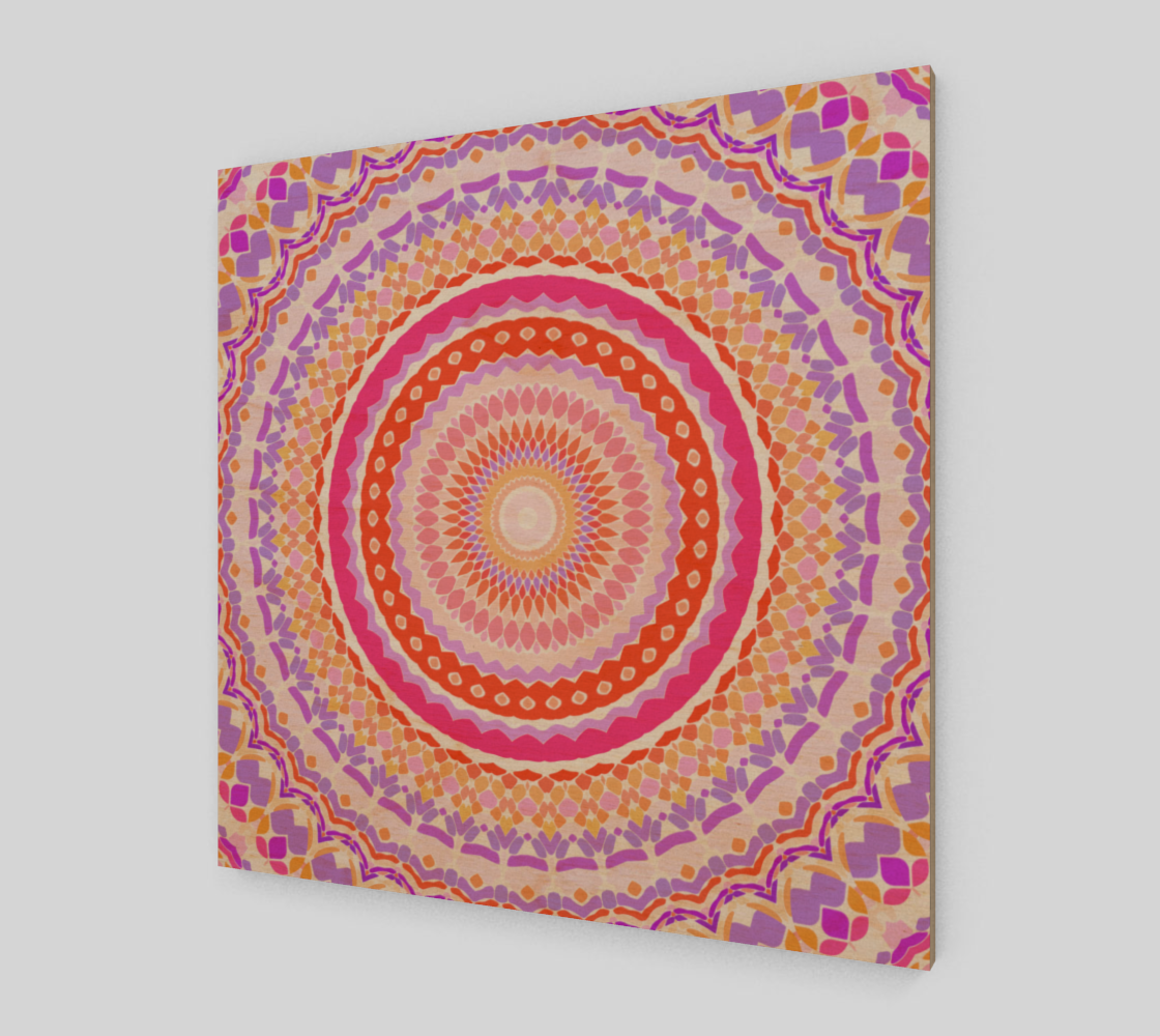 Vibrant Colorful Hippie Mandala preview