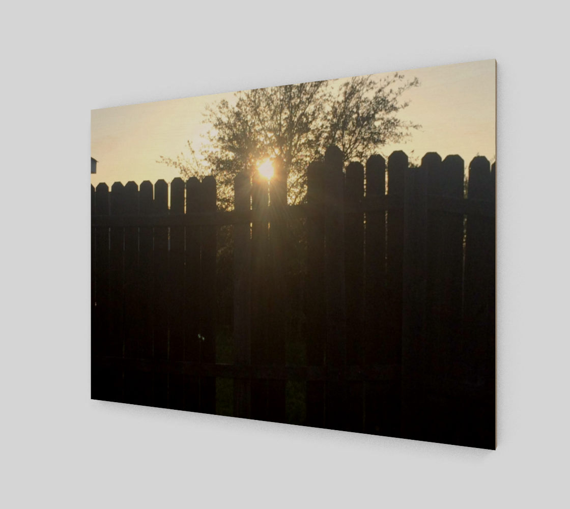 Desoto TX SunSet Photography WoodPrint preview #2