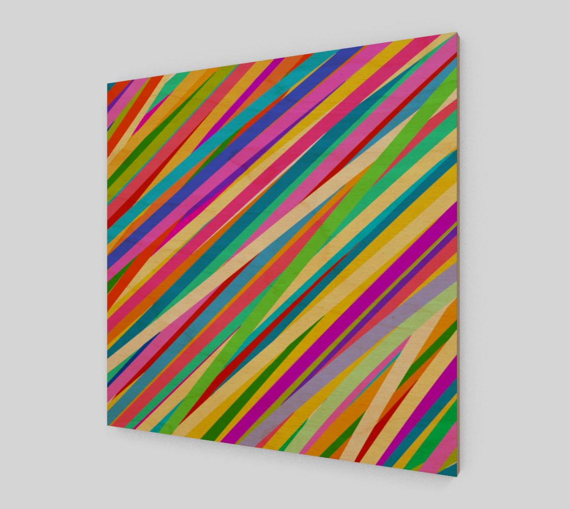 Psychedelic Retro Candy Rainbow Stripes preview