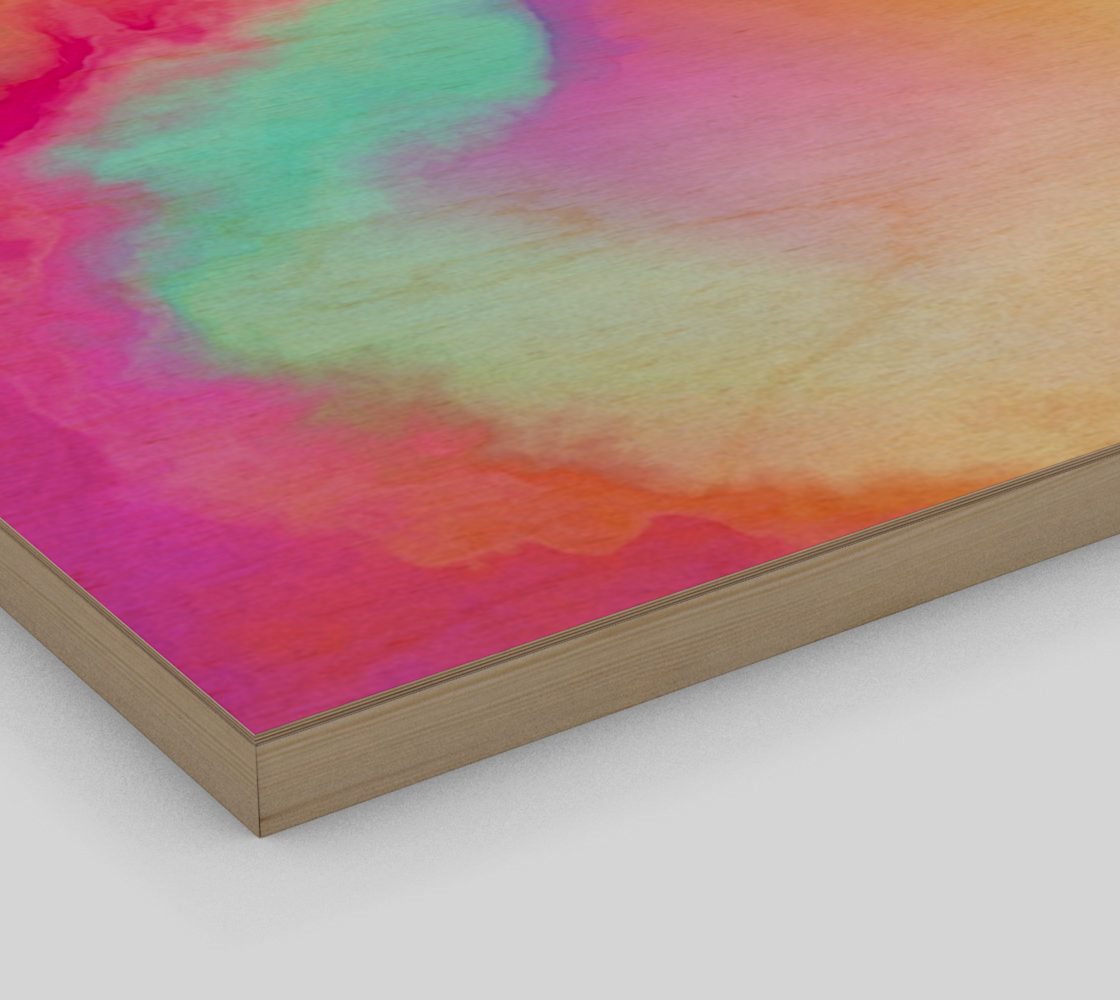 Orange Pink Dreamy Cosmic Mineral Stone preview #3