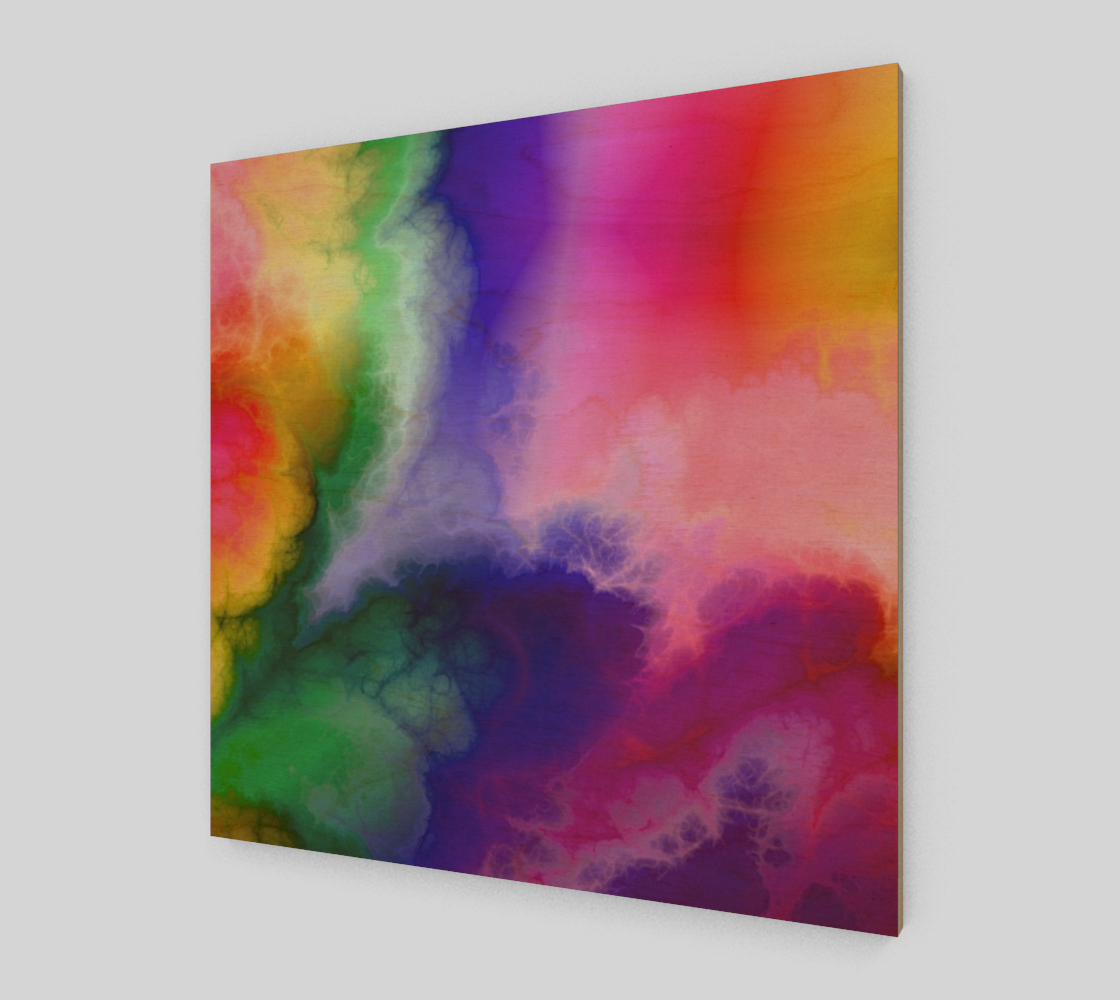Rainbow Tie Dye Abstract Galaxy Cosmic Background preview #1