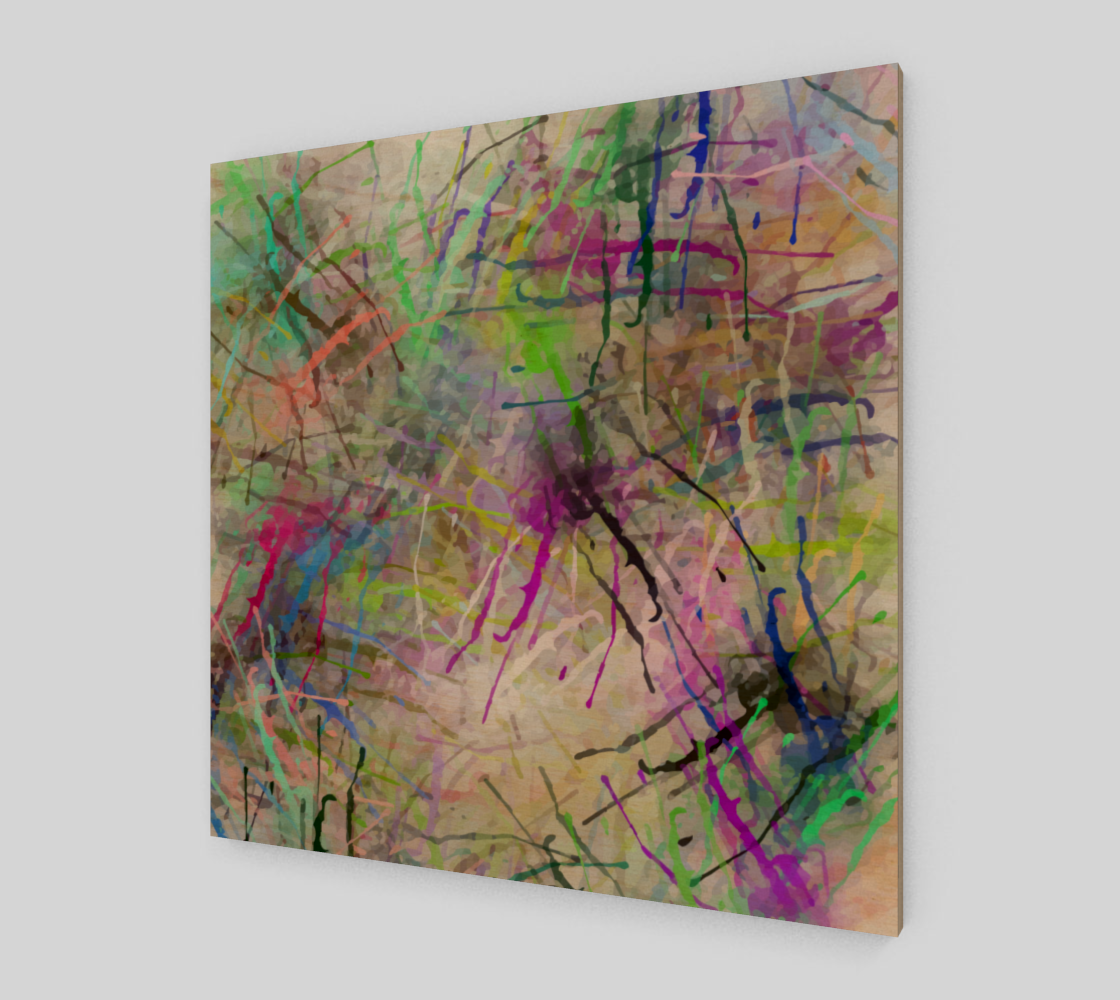 Colorful Grunge Ink Watercolor Paint Splatter preview #1