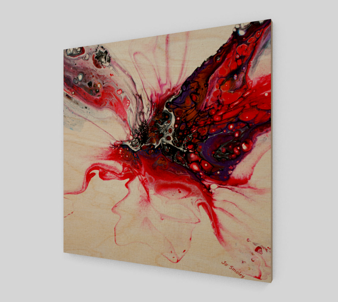 Red Butterfly - Wood prints preview