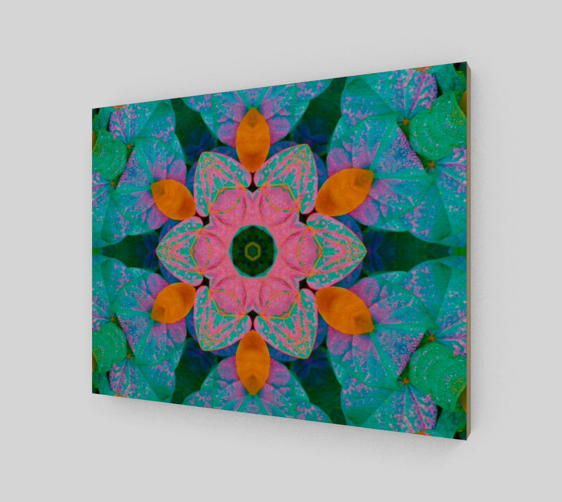 Pink and Turquoise Floral Abstract preview