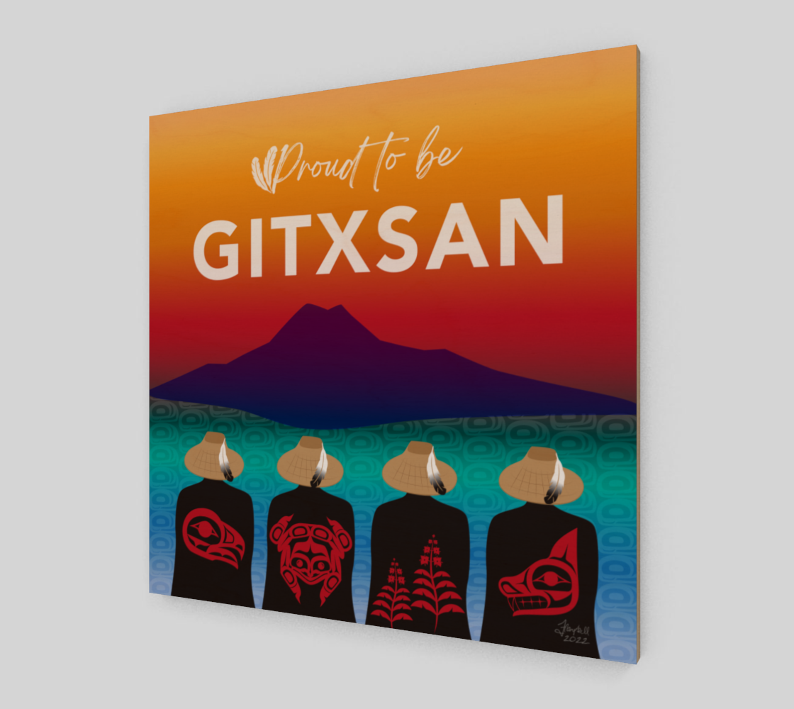 Proud to be Gitxsan - Artwork Miniature #3