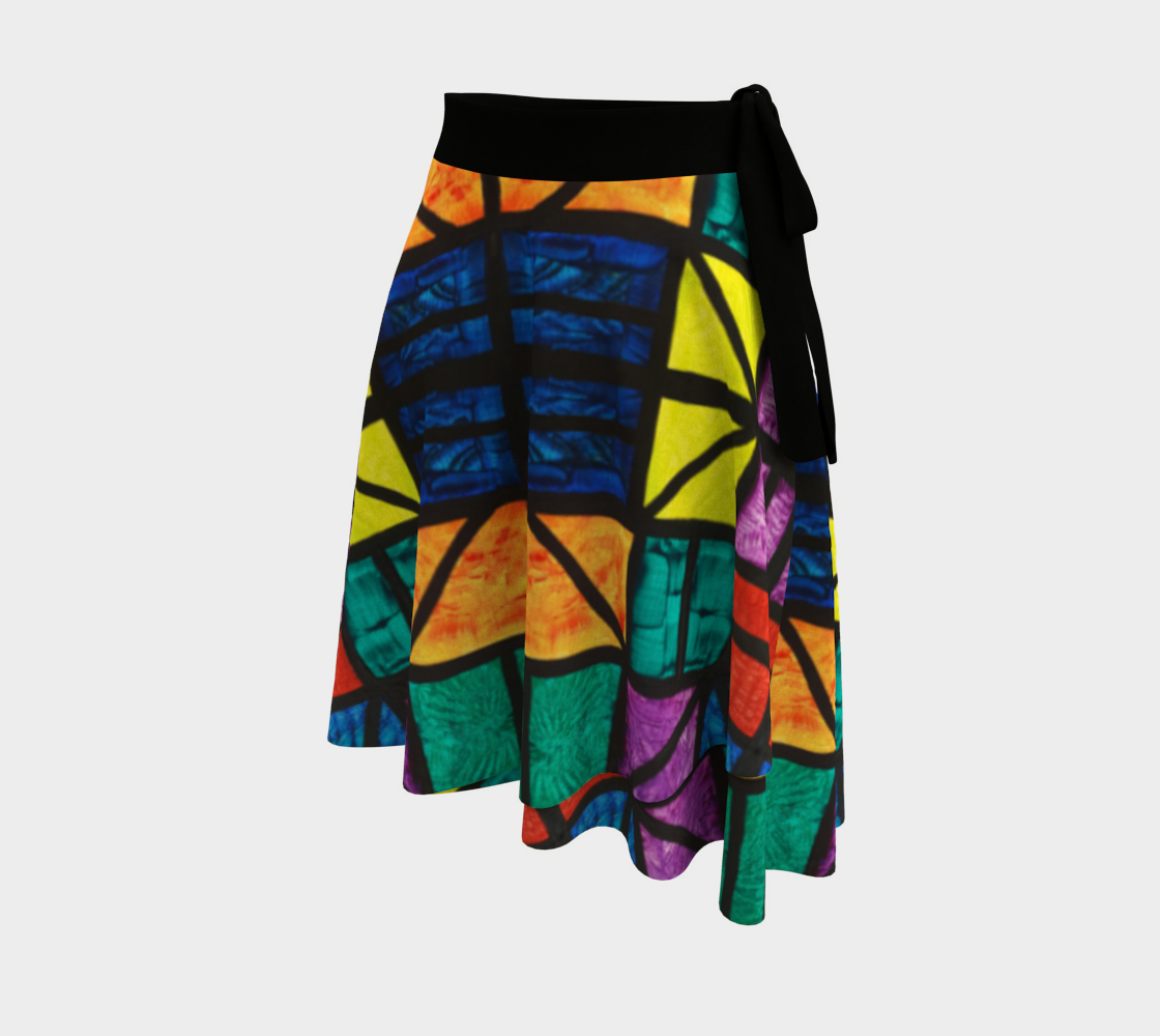 Detroit Stained Glass Wrap Skirt preview #2