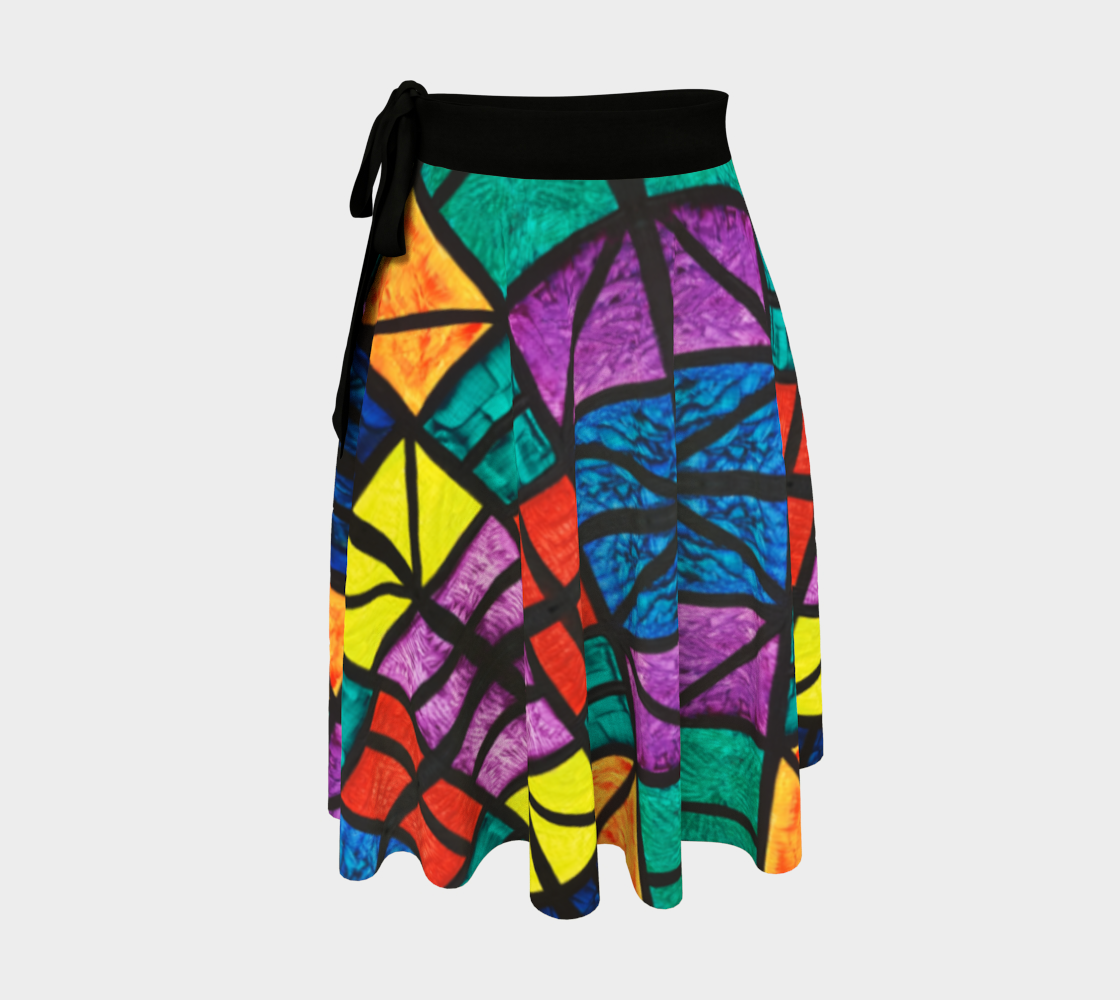 Detroit Stained Glass Wrap Skirt preview