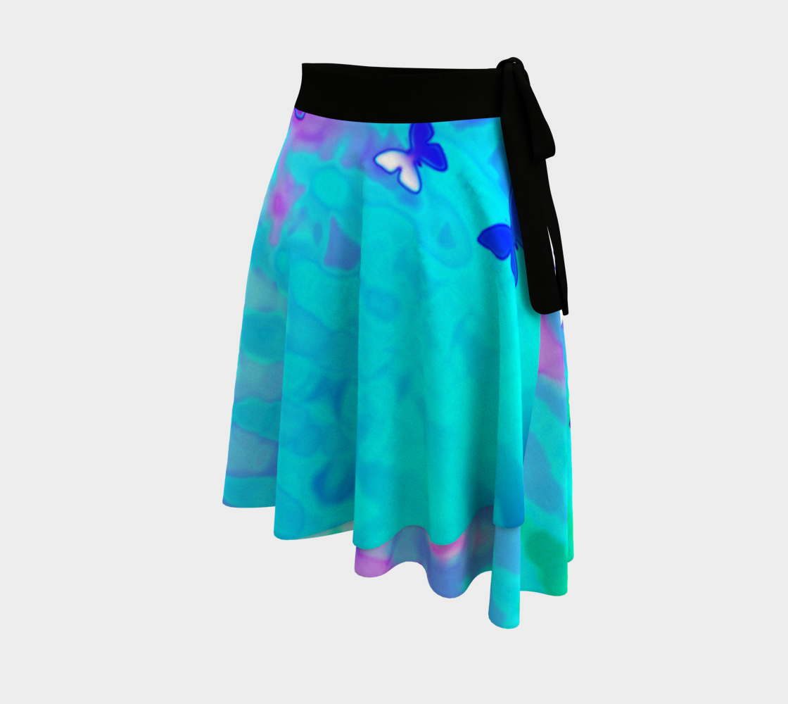 butterfly mist wrap skirt preview #2