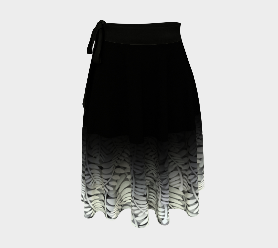Black and White - Fern Wrap Skirt preview