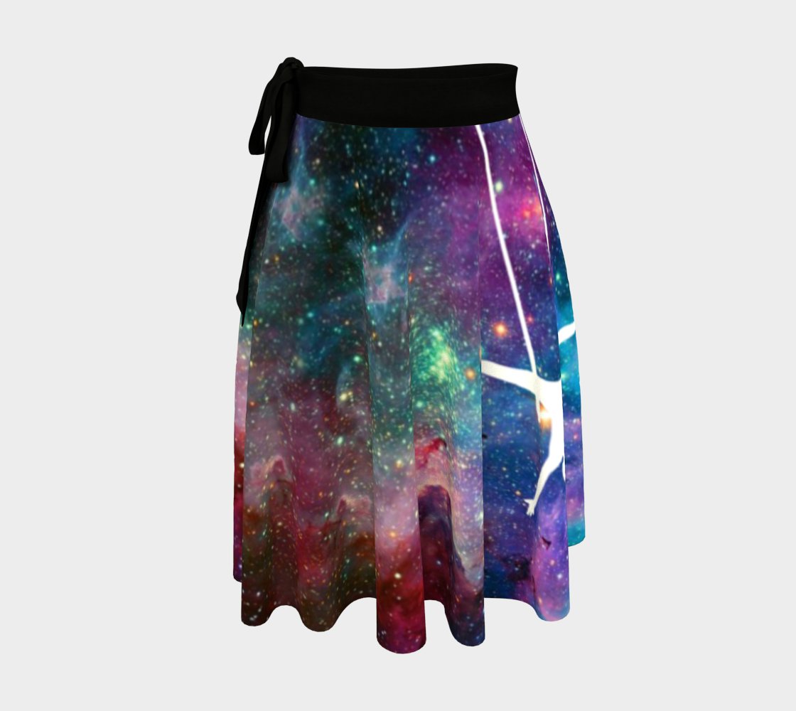 Aerial Stars Rainbow Wrap Skirt preview