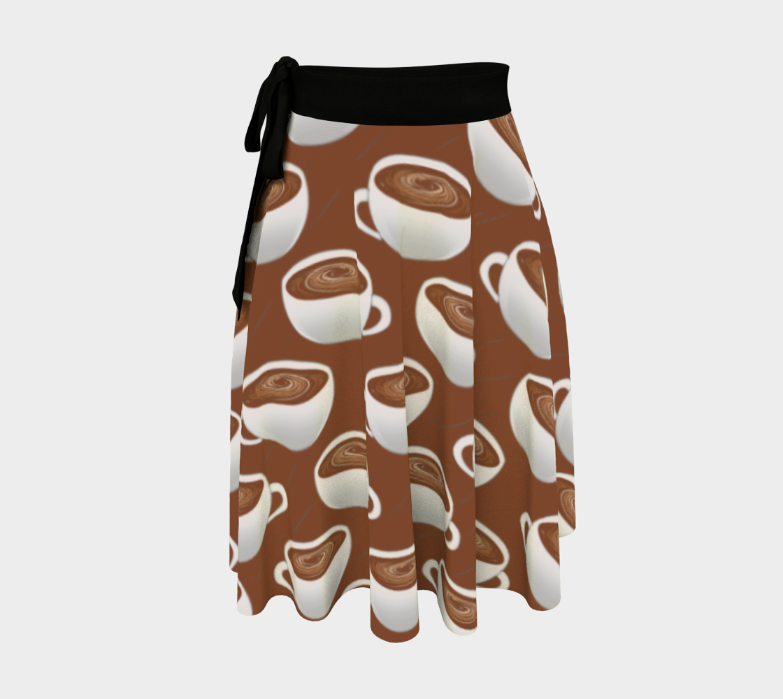 Coffee On Coffee Wrap Skirt preview