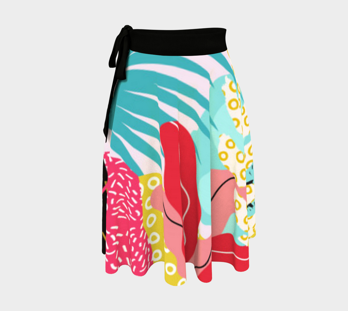 Fun and Fashionable Brightly Colored Tropical Skirt aperçu