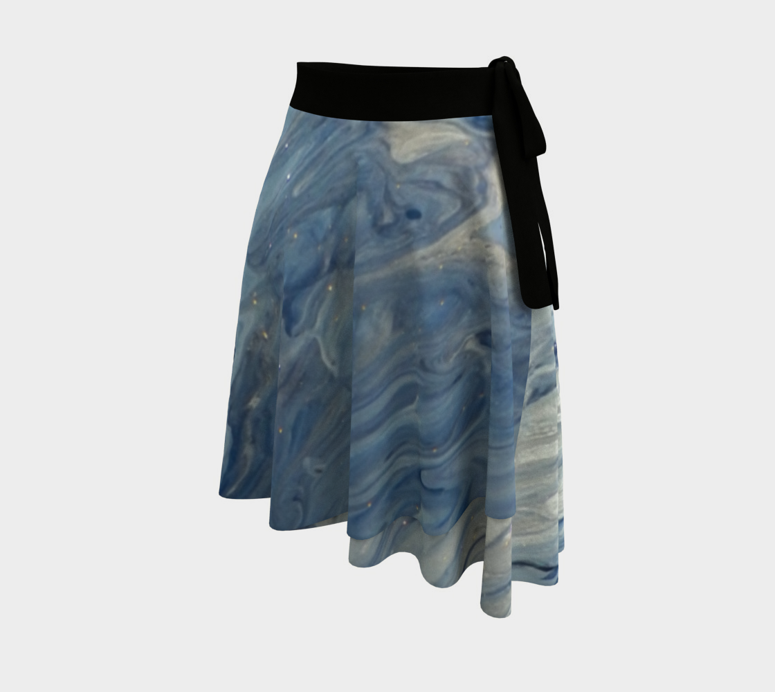 Aqua Abyss Wrap Skirt Miniature #3
