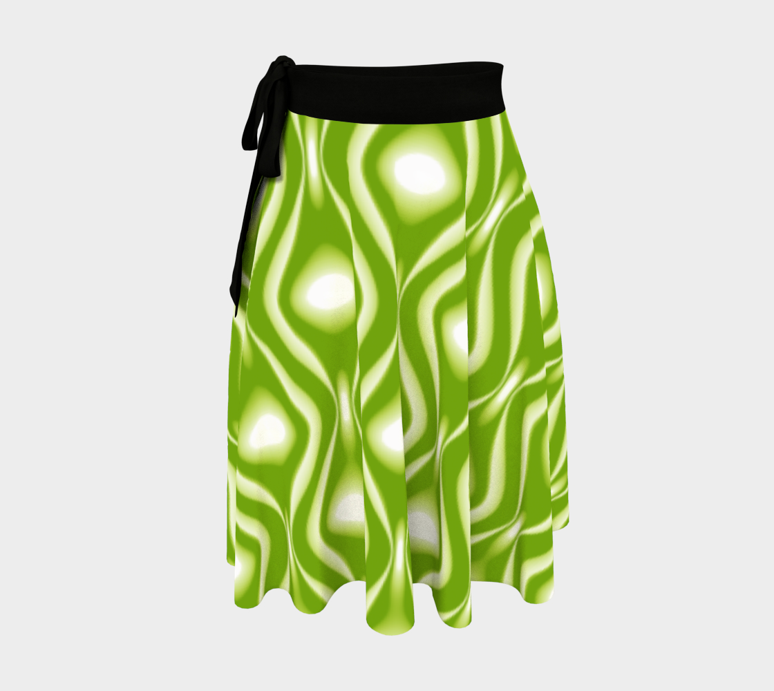 Retro Flow Green Pattern aperçu