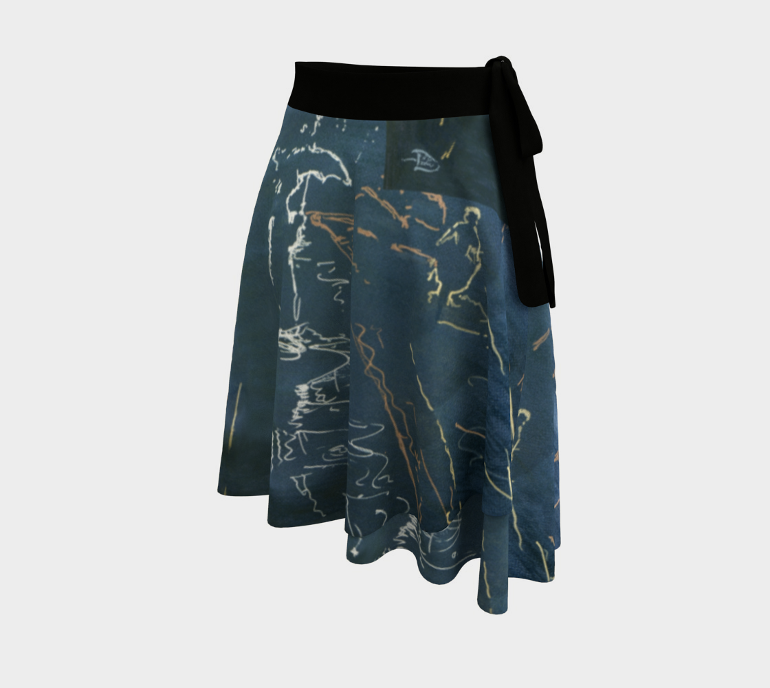 Carbon Street Rainy Day Wrap Skirt preview #2