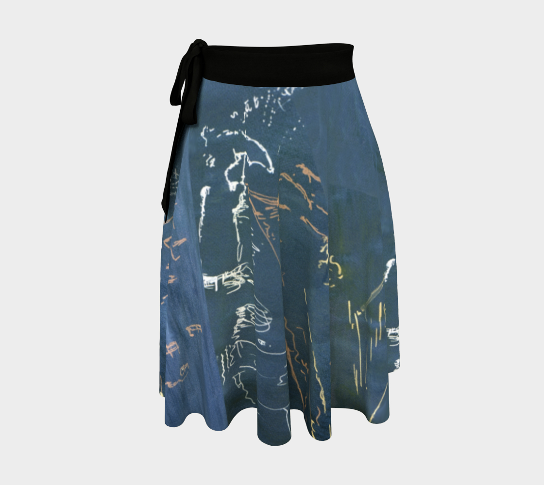 Carbon Street Rainy Day Wrap Skirt preview #1