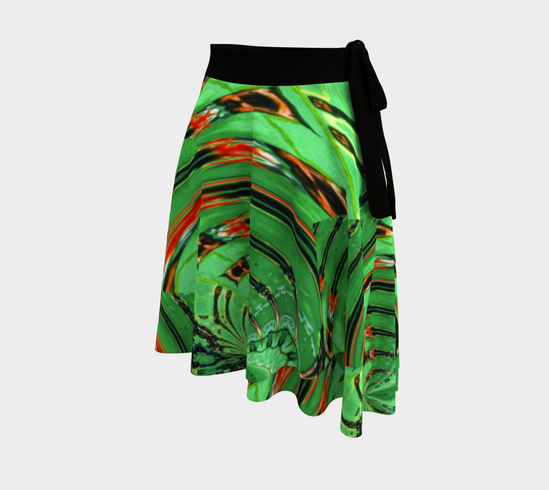 Emerald City Spin Wrap Skirt preview #2