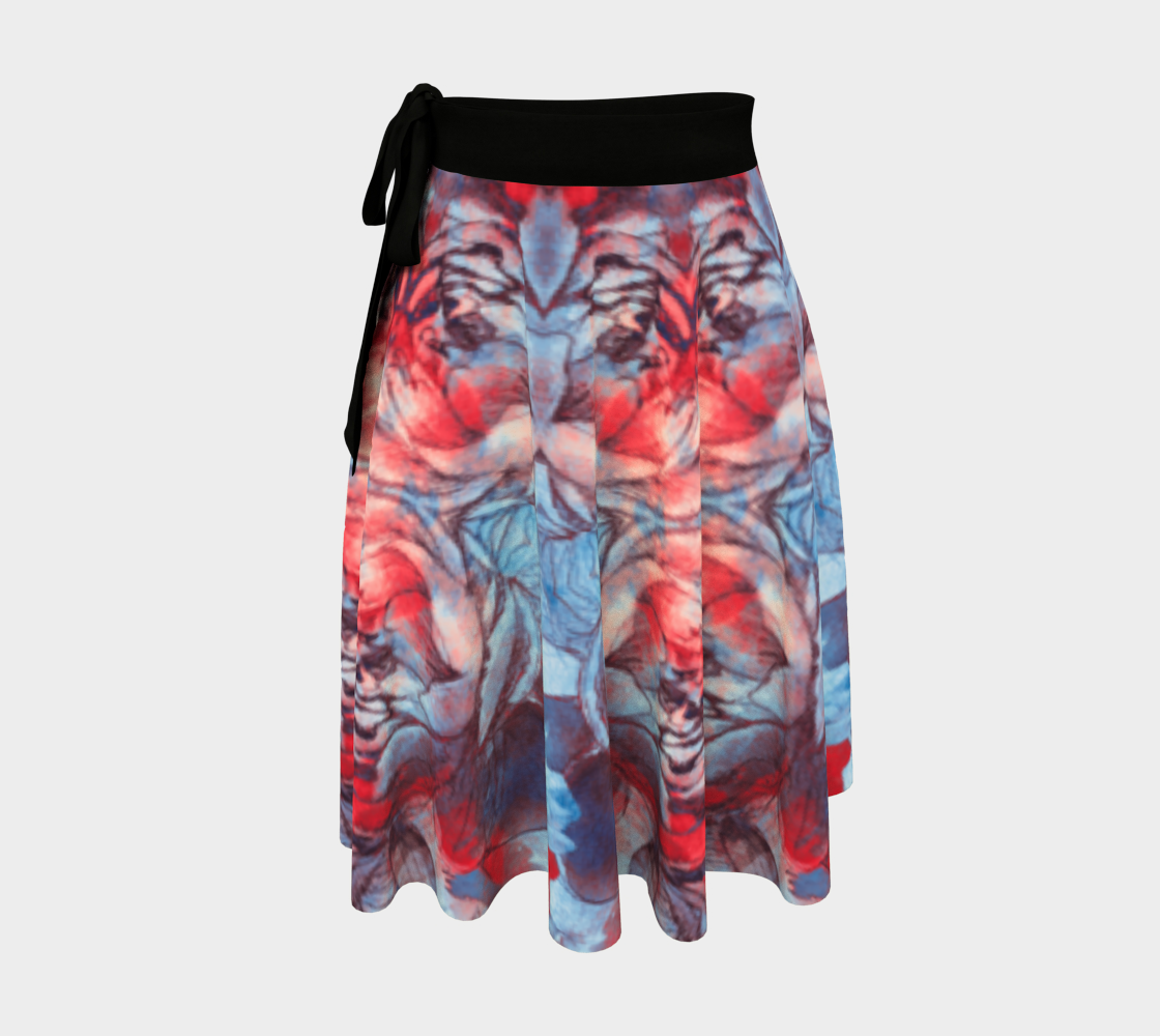 red and blue art #skirtwrap aperçu