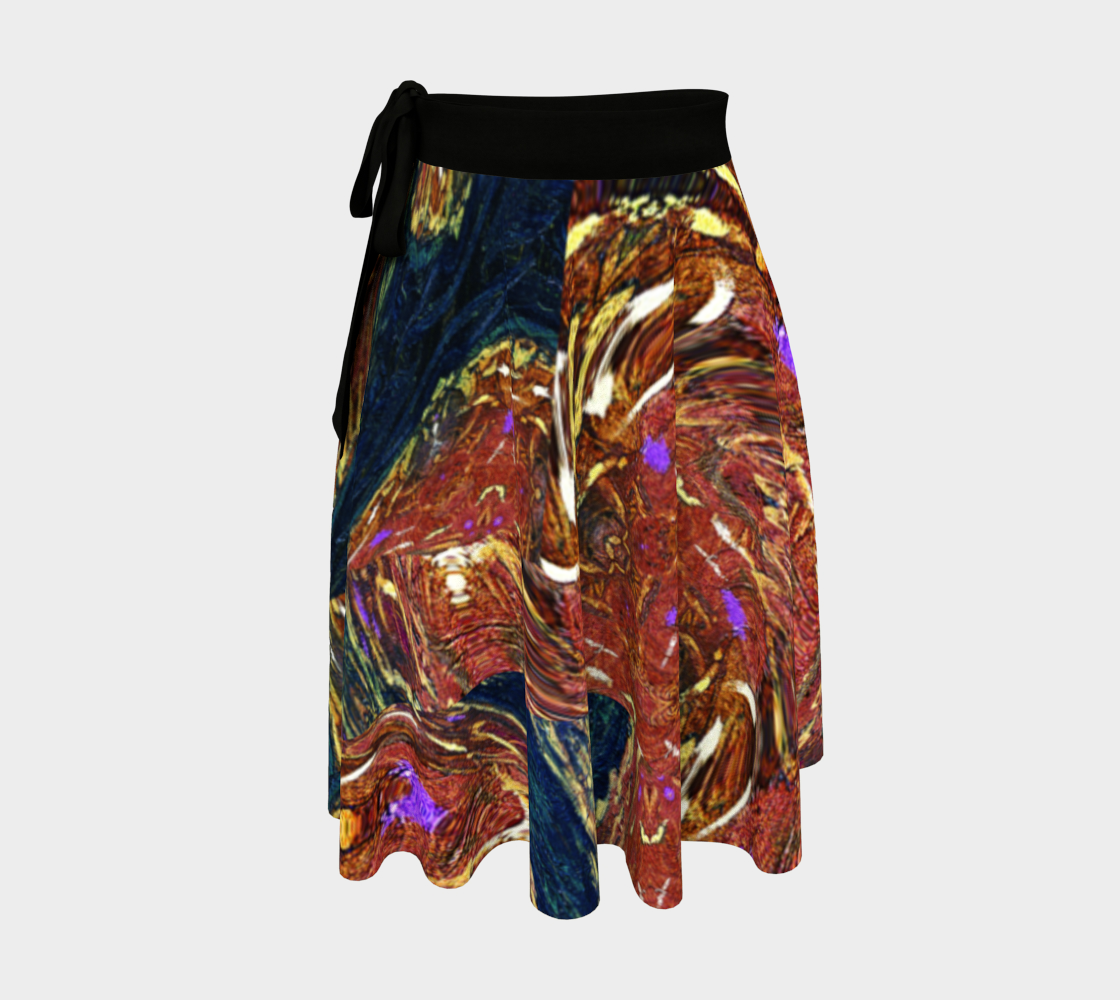 Age of Ravalow Spatter-Wrap Skirt preview #1