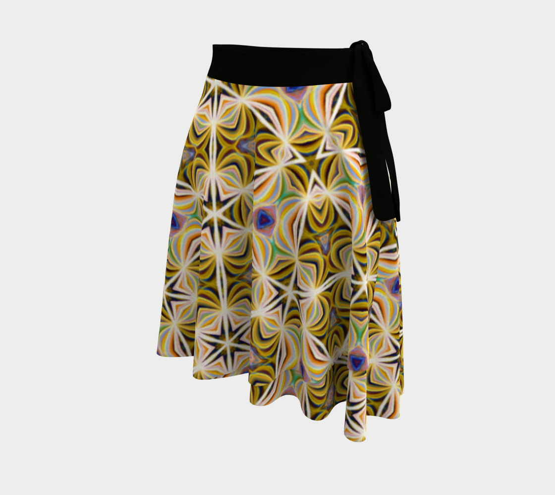 Sunshine Lattice Wrap Skirt preview #2