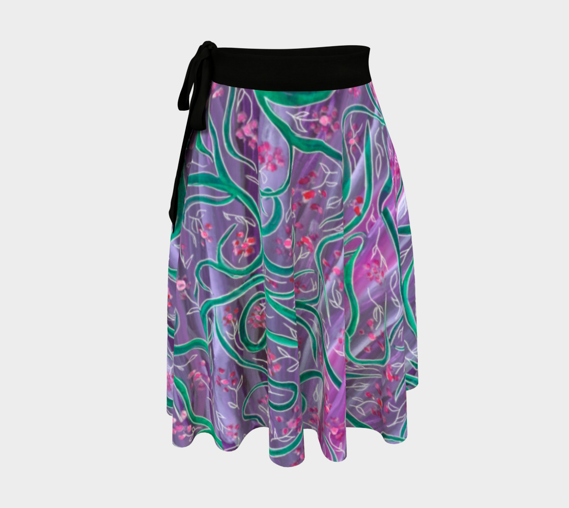 Floating FLowers Wrap Skirt preview