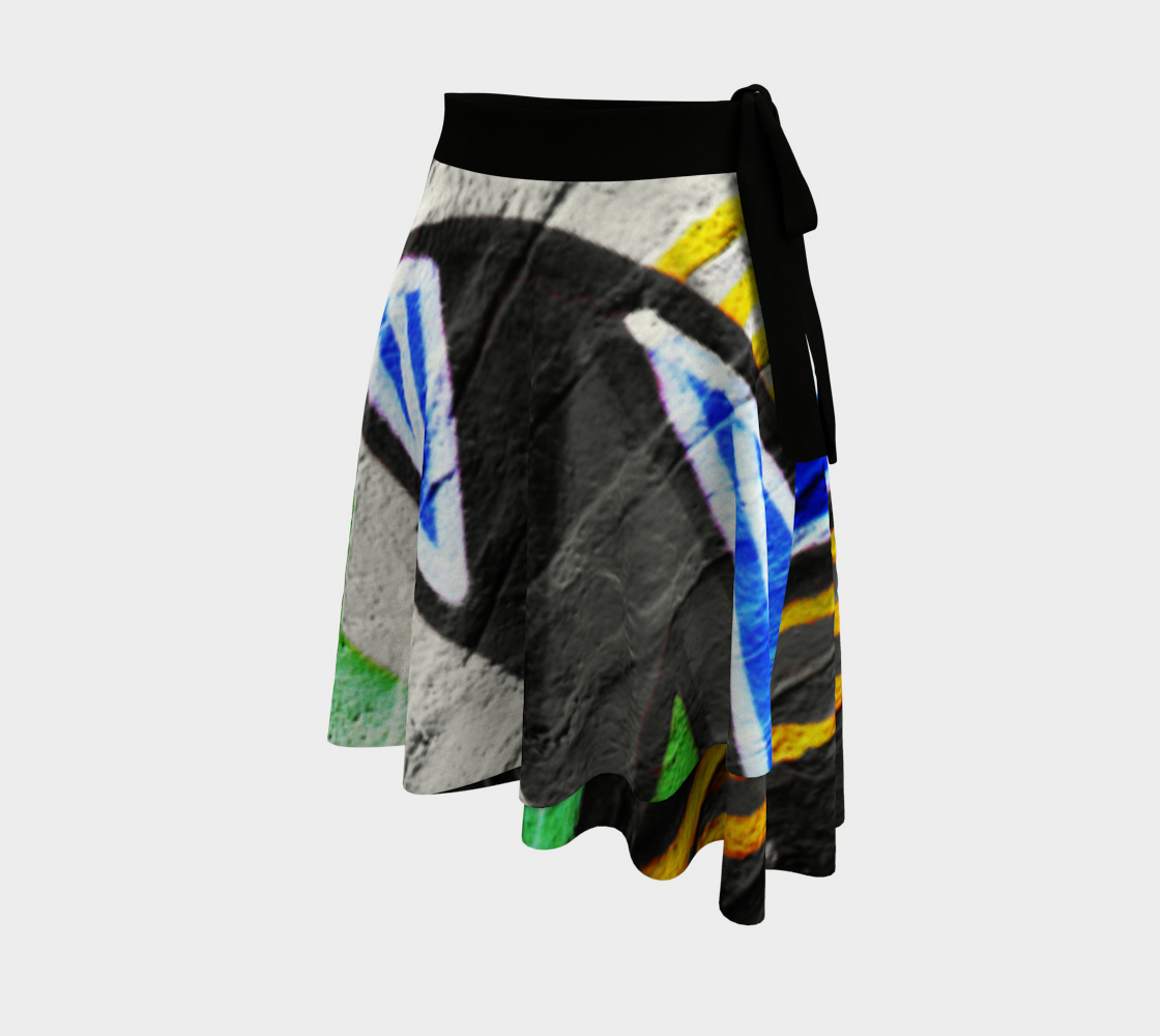 Graffiti 6 Wrap Skirt preview #2