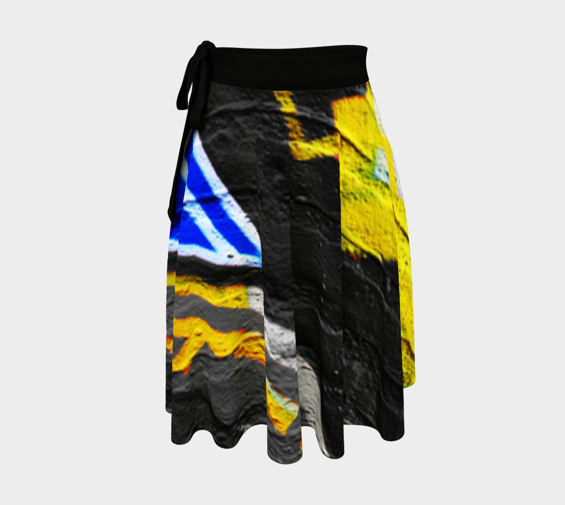 Graffiti 6 Wrap Skirt preview #1