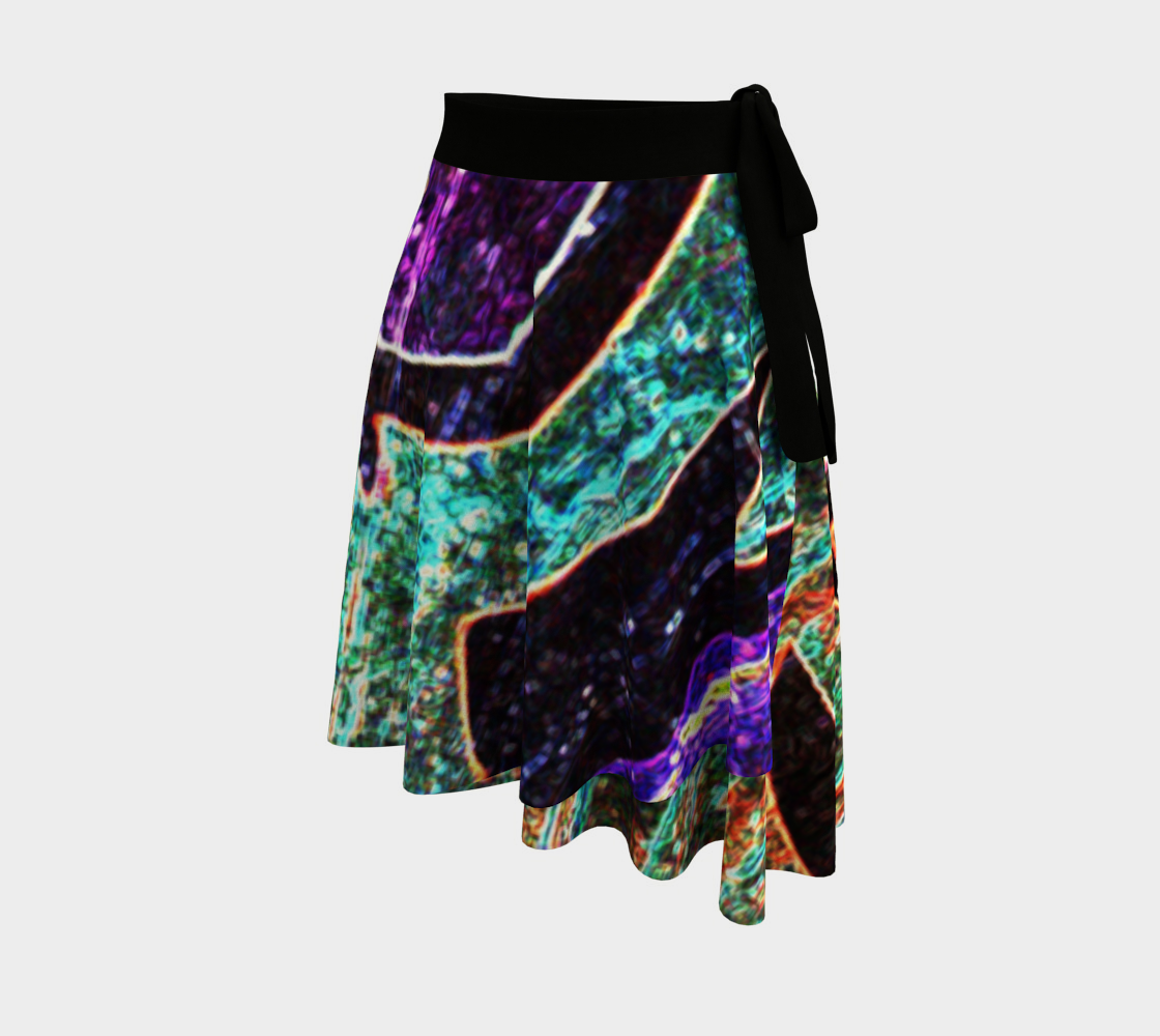 Graffiti 7 Wrap Skirt preview #2