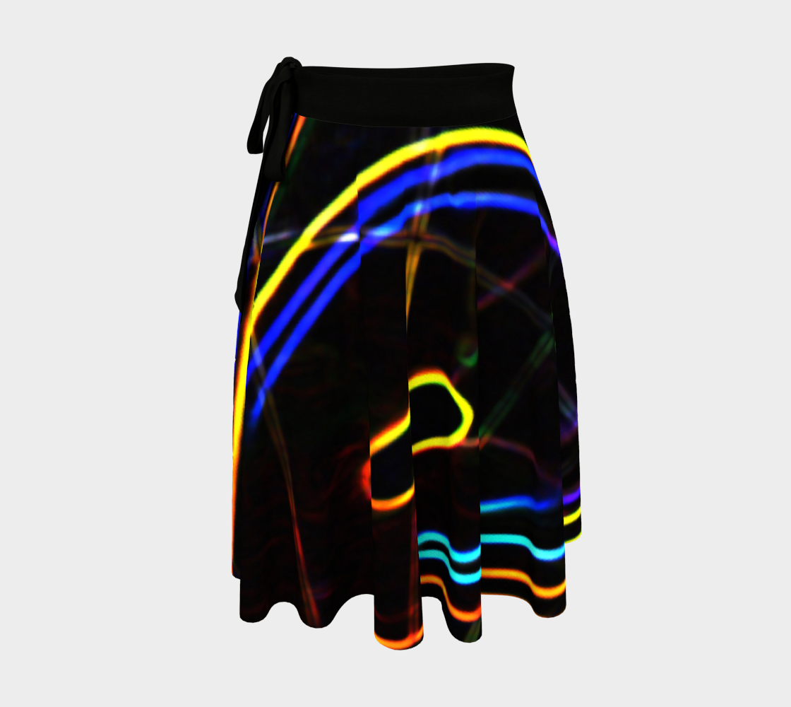 Graffiti 10 Wrap Skirt preview #1
