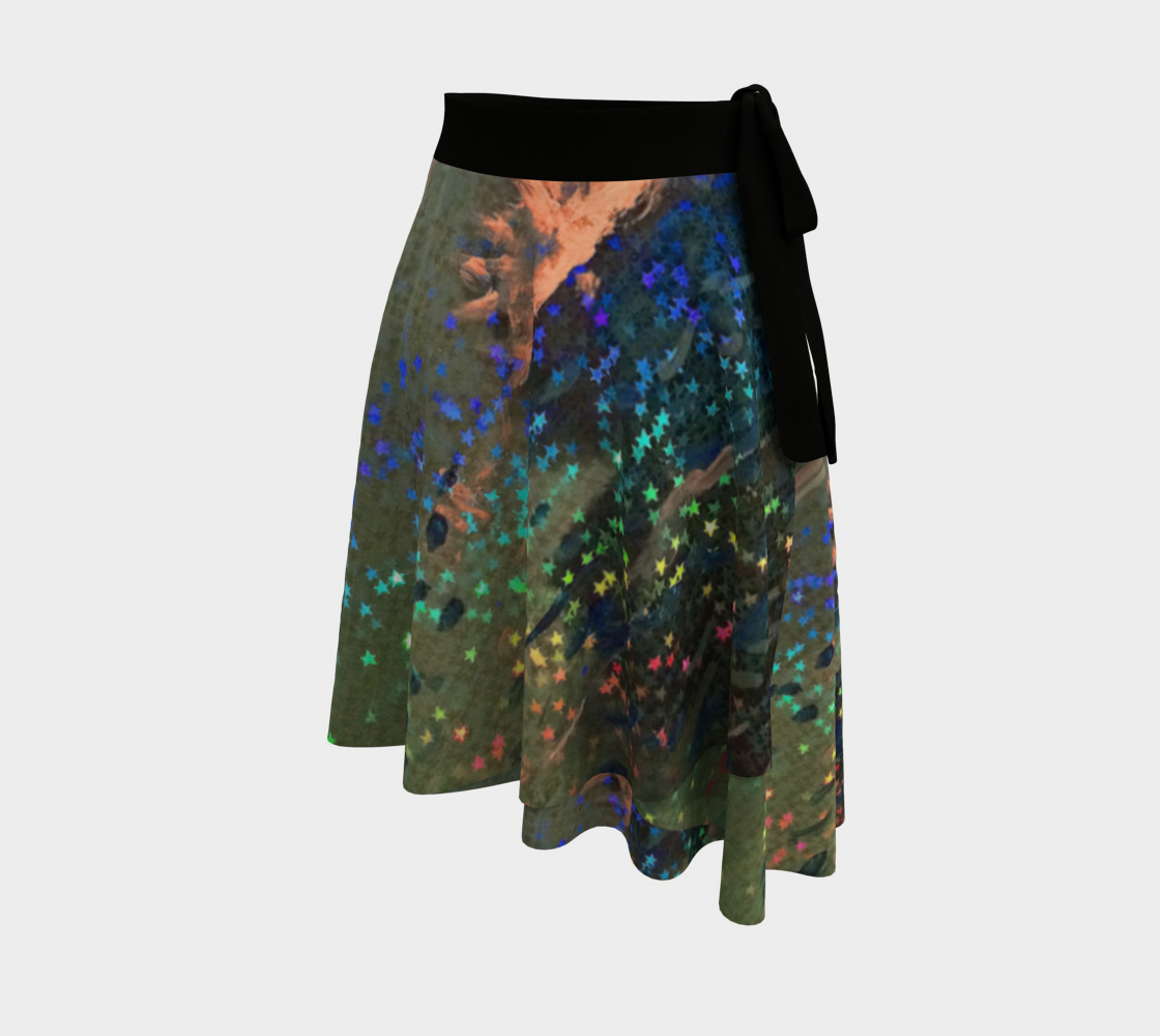 Star-Spangled Lucky Wrap Skirt preview #2